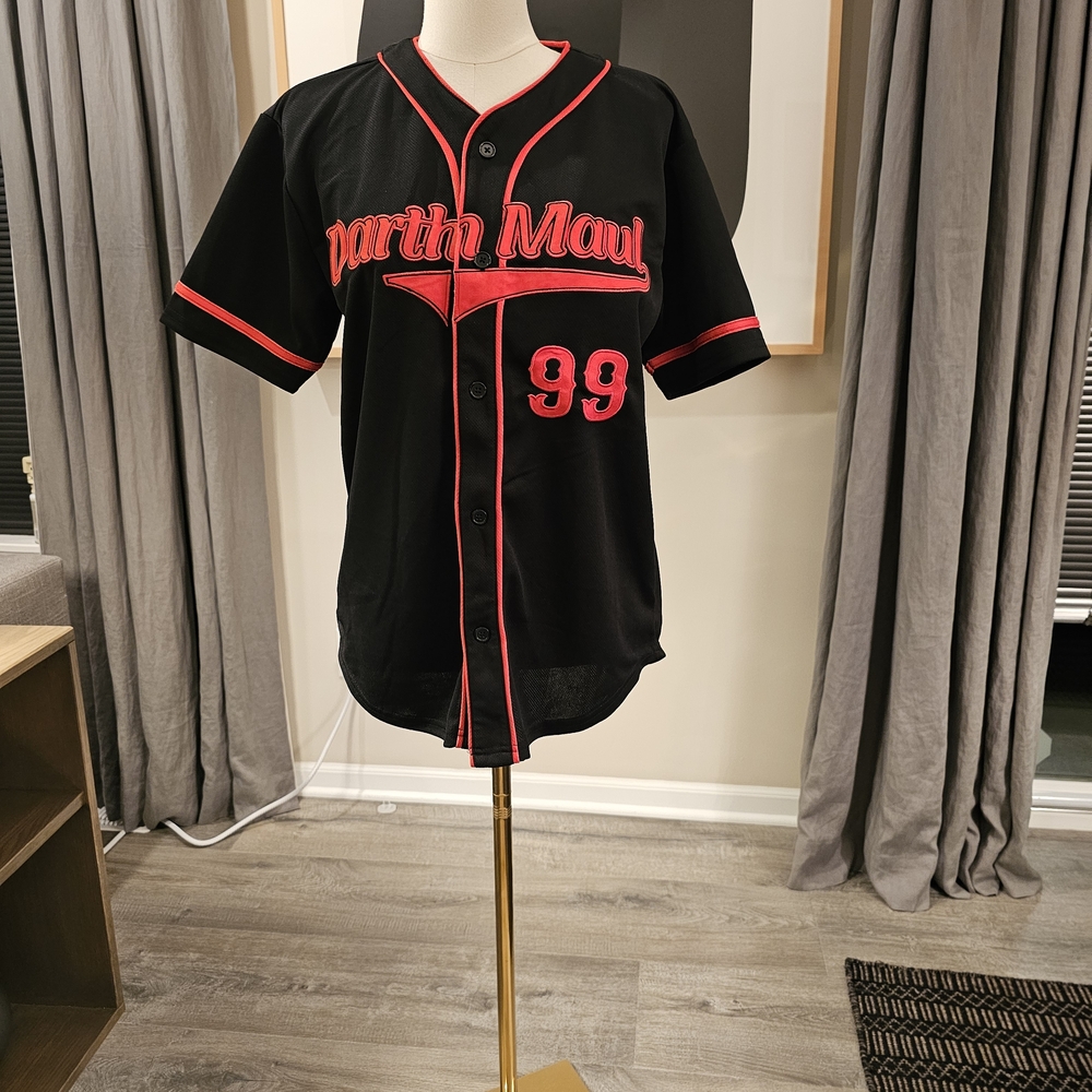 Star Wars Black and Red Darth Maul Unisex Jersey XS